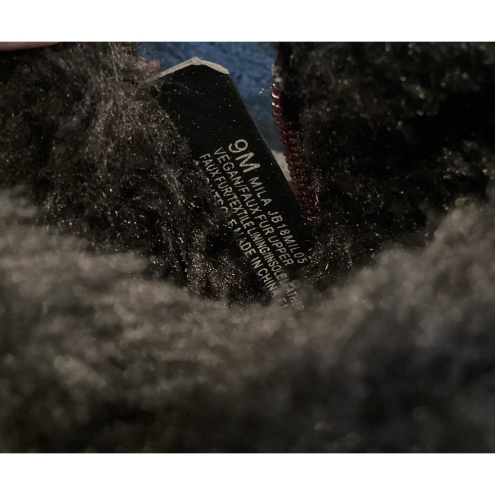 JBU BY Jambu “Mesa” Faux Fur Lined Bootie Burgundy - Picture 6 of 6